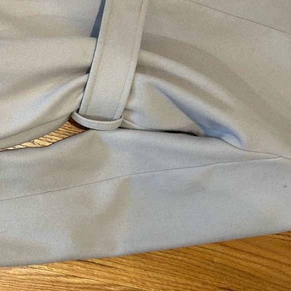 Chic Light Gray Belted Coat - Picture 10 of 10